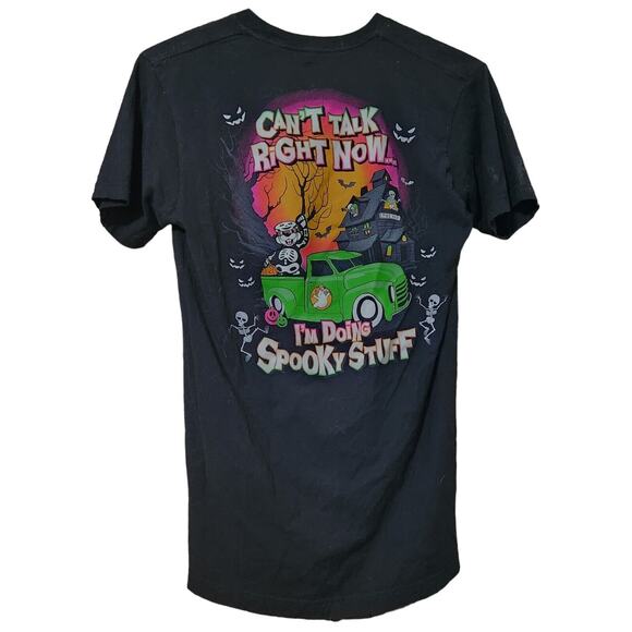 Buc-ee's Halloween‎ I'm Doing Spooky Stuff Size Medium Unisex Black T-Shirt 2022 - Picture 2 of 4